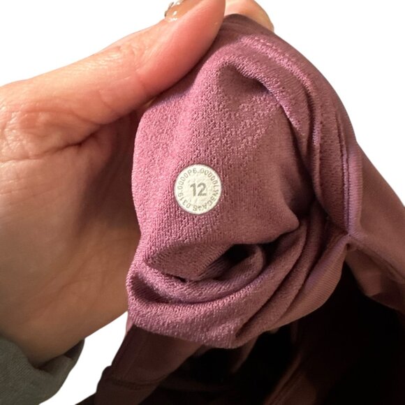 Lululemon Wunder Under High-Rise Tight 28” Flocked Mesh Plumful – Size 12 - Picture 5 of 9